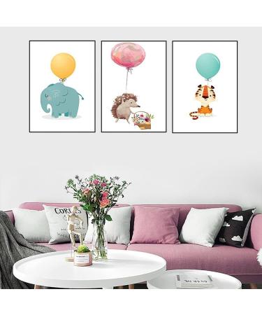 Lulupila Forest Animal Nursery Decor Poster Set - A4 Children's Room Wall Art for Boys and Girls - Set of 6 - Buy Online on GoSupps.com