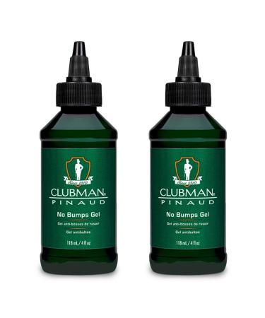 Clubman Pinaud Shave Gel No Bumps After Shave for Men Sensitive Skin 4 oz 2 pack