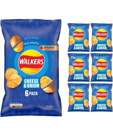 Walkers Crisps Multipack Onion and Cheese (30x25g) - Buy Online on GoSupps.com