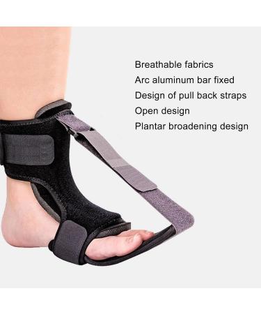 ANGGREK Night Splint Foot Brace - Premium Drop Foot Support & Heel Spur Corrector for Men & Women | Foot Stabilizer for Ankle Pain Relief (Large - Buy Online on GoSupps.com