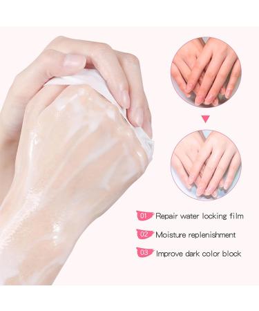 Hand Mask - 6 Pairs Moisturising Goat Milk Gloves for Ultimate Hand Care | Hydrating & Whitening Hand Masks - Buy Online on GoSupps.com