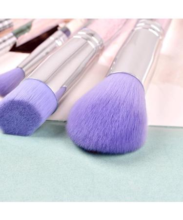 7-Piece Water Drop Pattern Makeup Brush Set for Loose Foundation & Eye Beauty - 18cm | International Shipping - Buy Online on GoSupps.com