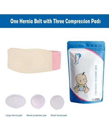 Baby Umbilical Hernia Belt - Infant Abdominal Binder for Newborns - Adjustable Pink Wrap for Hernia Support - Buy Online on GoSupps.com