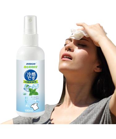 Cool Spray for Summer | Household Instant Cooling Spray - Natural Plant Extracts Cooling Artifact for Camping Outings Hiking Picnic Traveling - Buy Online on GoSupps.com