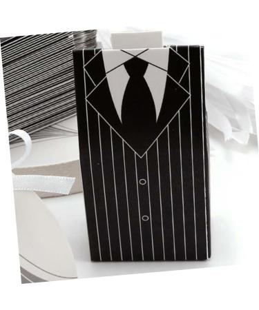 HOMSFOU 100pcs Gift Boxes Candy Box Paper Bridegroom 1 count (Pack of 1) stripe - Buy Online on GoSupps.com