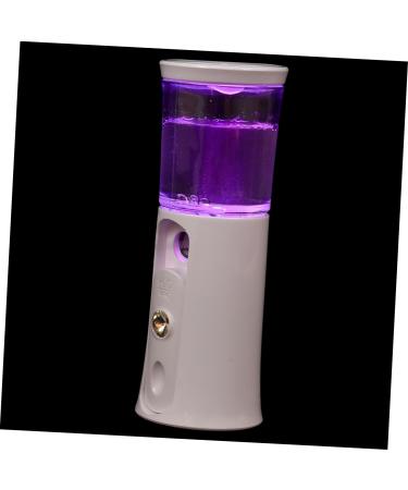 Mikinona 1 Set Hydrating Instrument Travel Steamer Mini Face White Hydration Instrument Spray Abs 12X4.5X4.3cm