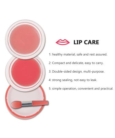 Womens Scrubs Natural Moisturizing Lip Balm - Exfoliating Overnight Lip Moisturizer for Dry Cracked Lips | Hydrating Lip Conditioner & Balm in Pink - Buy Online on GoSupps.com