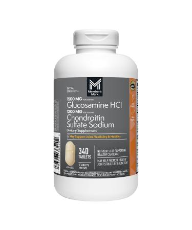 Members Mark Triple Strength Glucosamine Chondroitin (340 Count) (2 Pack)