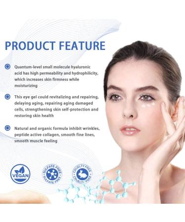 Hyaluron Eye Care Cream | Anti-Aging Eye Treatment for Wrinkles Puffiness & Tear Bags - Buy Online on GoSupps.com