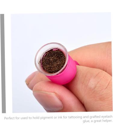 Homoyoyo 50pi ces Anneaux De Colle Pour Cils Plastique Et ponge Support Pour Extensions De Cils Et Pigments Coupes Pour Anneaux De Maquillage - Buy Online on GoSupps.com