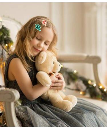 NVENF Christmas Hair Clips for Women - Festive Snowflake Hairpins Holiday Accessories (Style A) - Buy Online on GoSupps.com