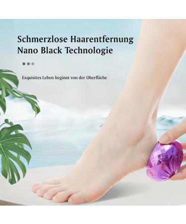 Nano Hair Remover - Painless Washable Crystal Hair Removal Tool for Women - Ideal for Legs Arms & Back (Pink) - Buy Online on GoSupps.com