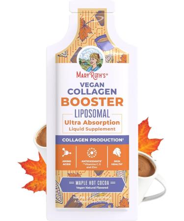 MaryRuth Organics Collagen Booster Liposomal | Sugar Free | Liquid Collagen Booster with VIT C E Zinc Copper&Silica | Skin Care&Joint Support Supplement | Vegan | Non-GMO | Gluten Free | 14 Serving - Buy Online on GoSupps.com