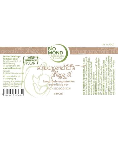 Organic Pregnancy Care Oil - Mama of Biomond 100ml | Test Winner Additive-Free Natural Cosmetics | Midwife Recommended - Buy Online on GoSupps.com
