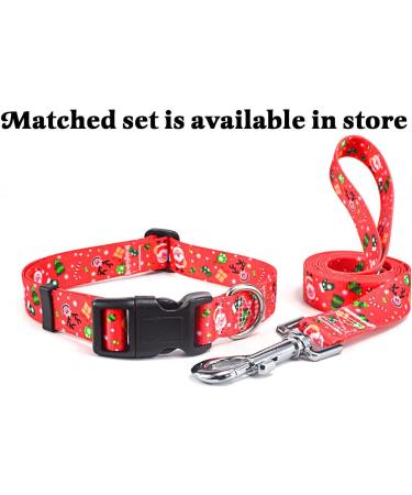 Mihqy Christmas Dog Collar - Adjustable Soft & Comfortable for Small to Large Dogs & Cats (Neck 33-55 cm) - Buy Online on GoSupps.com