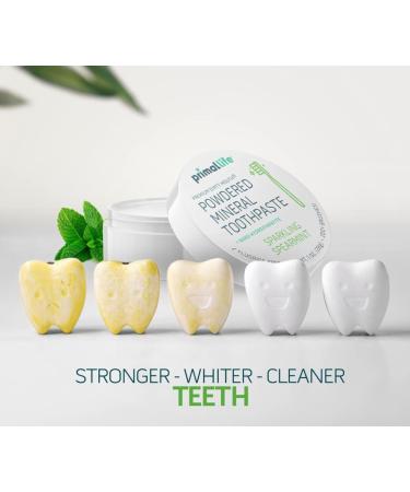 2 Pack of Primal: Life Organics!! - Dirty Mouth Toothpowder Tooth Cleaning Powder Flavored Essential Oils with Natural Kaolin & Bentonite Clay Paleo Organic Spearmint 1 oz LuxProdX Sticker - Buy Online on GoSupps.com