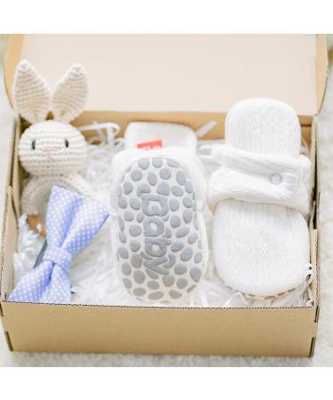 Sonsage Baby Snow Boots | Anti-Skid Sole | Winter Warm Crib Shoes 12-18 Months | White - Buy Online on GoSupps.com