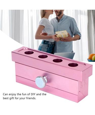 Lip Balm Making Kit Cosmetic Lip Balm Maker with Multipurpose Aluminum 4 Holes Rose Gold for DIY Makeup - Buy Online on GoSupps.com