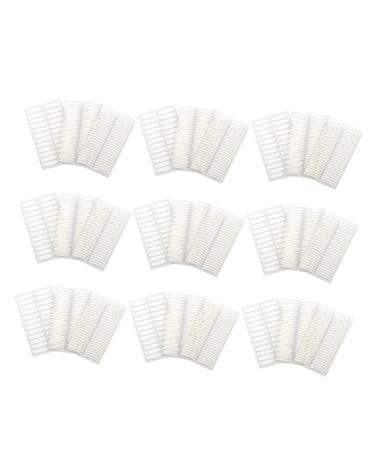 DOITOOL 60 Sheets Eyelid Lace Fold Eyelid Shadow Decals Eyelid Stickers Slim Oval Shape Eyelid Sticker Clear Stickers Traceless Eyelid Sticker Man White Invisible Eye Patch Size 1