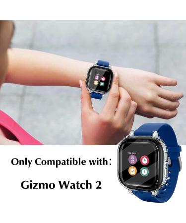 2 Pack Kuaguozhe Case Compatible for Gizmo Watch 2 Screen Protector for Kids(2 Pack)  Hard PC Overall Protective Case and Tempered Glass Screen Protector for Verizon Gizmo Watch 2 Clear+Clear Clear+Clear for Gizmo Watch 2 - Buy Online on GoSupps.com