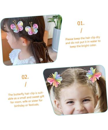 minkissy 7 Pairs Mesh Butterfly Hair Accessories Hair Barrettes for Women Hair Decoration Girls Hair Accessory Hair Clips Girls Hairpins Hair Toppers for Women Metal Issue Card Alloy Miss - Buy Online on GoSupps.com