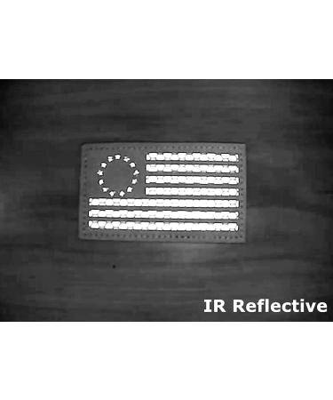 2x3.5 Infrared IR Betsy Ross USA American Flag Patch - Multicam Tactical Vest Hook-Fastener - Buy Online on GoSupps.com