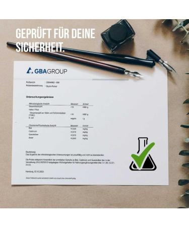 aminopure Pure L-Glycine Powder - 100% Vegan and No Unnecessary Additives - Certified for Harmful Substances in Laboratory with Certificate - 500g - Buy Online on GoSupps.com