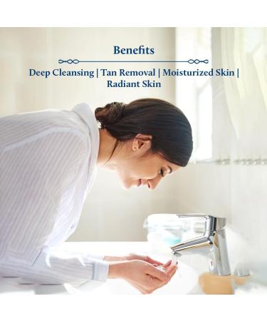 Blue Nectar Kumkumadi Brightening Face Wash | Sulphate-Free Anti Pimple Cleanser with Saffron for Women & Men (10 Herbs 3.38 Fl Oz) - International Shipping Available - Buy Online on GoSupps.com