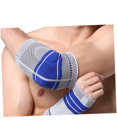MAGICLULU Compression Arm Sleeves | Padded Sports Elbow Brace for Basketball & Tennis | Men s Fitness Elbow Guard Sleeve & Thicken Elbow Pads - Buy Online on GoSupps.com