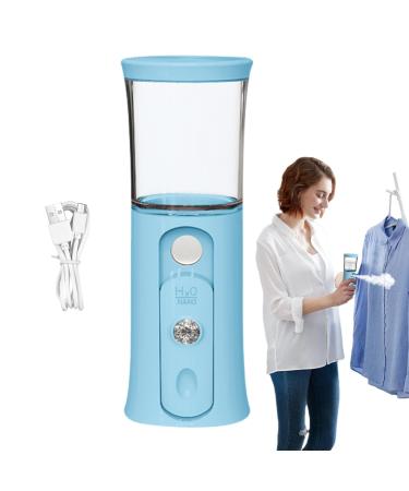 Xtauaguh Nano Mist Sprayer | Handheld Nano Mister - 30ml Visual Water Tank Cordless Mist Sprayer Handy Nano Mist Sprayer with Colorful Light for Face Hydrating Blue