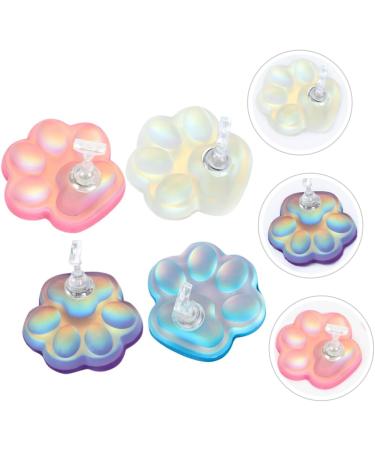 Ipetboom 4 Sets exercise rack nail stand nail polish manicure Symphony nail tips practice holders resin with base base nail holder nail art stand portable bracket Accessories - Buy Online on GoSupps.com