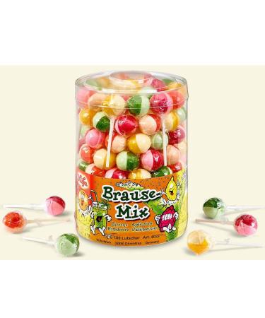 K fa-Werk GmbH Brause Mix Lollipops - 100 Pieces | Buy Internationally | Sweet Treats Online - Buy Online on GoSupps.com