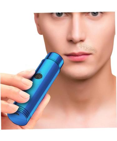 Mini Electric Shaver for Men Portable USB Rechargeable Razor Wet & Dry Use Rotary Electric Shaver for Travel Blue... - Buy Online on GoSupps.com