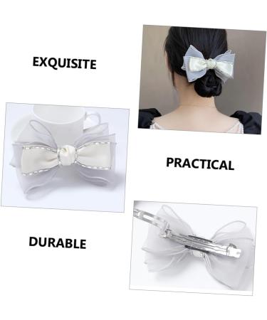 FRCOLOR Big Fabric Butterfly Hair Clip white hair clips big hair bows Women Cute Hair Clips red hair bows rhinestone barrettes for women bow hair clips South Korea girl rhinestone Hair - Buy Online on GoSupps.com