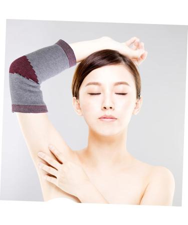 FRCOLOR Elbow Pads for Golfers | Compression Elbow Sleeve & Brace Protector for Men & Women | Sports Elbow Support - Red 24.5x13cm - Buy Online on GoSupps.com