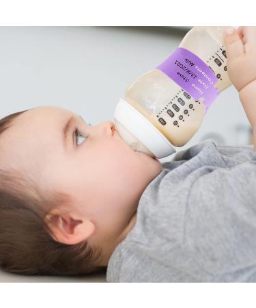 NASHARIA Reusable Baby Bottle Labels for Daycare - 20PCS Silicone Labels with Marker Pens - Waterproof & Colorful - Buy Online on GoSupps.com