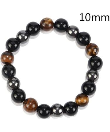 2Pcs DuraMen Power Resurrect Bracelet Stylish Triple Power Men s Steelhard Bracelet Men Steel Hard Triple Infrared Bracelet Lymph Drainage Tiger's Eye Triple Bracelet - Buy Online on GoSupps.com