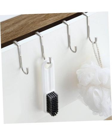 FUNOMOCYA 6pcs Over Cupboard Purse Hanger Door Hanger Hat Hooks Multifunction S Hook Stainless Steel 7.5X6.5CM Silver - Buy Online on GoSupps.com