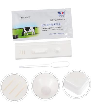 GLEAVI 2 Pcs Pregnant Tester Pregnancy Test Strip for Cow Sheep Pregnancy Test Strip Farm Animal Plastic Whitex2pcs 13X6.2X1cmx2pcs - Buy Online on GoSupps.com
