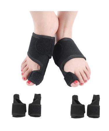 Alpha Bunion Corrector - Alpha Sole Bunion Corrector - Alpha Night Bunion Corrector - Alpha Saw Bunion Corrector for Men Women Big Toe Day Night Support (2 Pairs)