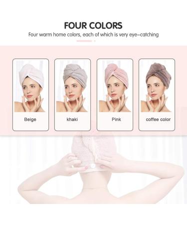 Buy Mreal Haarurban Hair Dryer Towel - Quick Drying Hair Turban Set (4 Pieces) for Effortless Hair Care | International Shipping Available - Buy Online on GoSupps.com