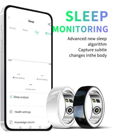 Intelligent Waterproof Health Ring | Comfortable Fitness Smart Ring for Daily Use - Buy Online on GoSupps.com