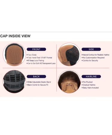 Outre Perfect Hair Line Synthetic 13x6 Faux Scalp Lace Front Wig - KATYA (1B Off Black) | Premium Quality Synthetic Wig - Buy Online on GoSupps.com