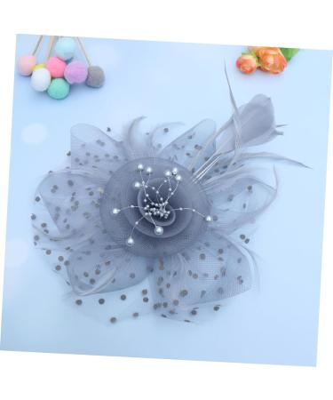 DRESSOOS 1 Set Hair Clip Hair Pin Tiara Hair Barrettes Gauze Cloth Headdress Hat Hairpin Hair Hoops Elegant Barrette Bride Linen Yarn Grace - Buy Online on GoSupps.com