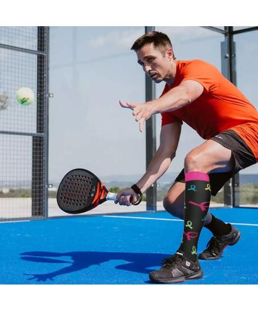 Buy MQLSAERI Compression Socks for Men & Women | 15-24 mmHg Sports Socks for Running Cycling Pregnancy & Travel - 3 Colors Available - Buy Online on GoSupps.com