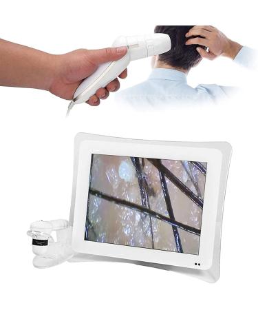 Skin Diagnosis Hair Analyzer 50X 200X Hair Skin Pigment Analyzer 15/17 Inch LCD Screen Digital Skin Detector Moisture Tester Skin Pigment Tester for Home Salon Use 17in