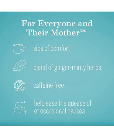 Earth Mama Organic Ginger Nausea Tea Bags for Occasional Morning Sickness 16-Count (2-Pack) Ginger Nausea 16 Count (Pack of 2) - Buy Online on GoSupps.com