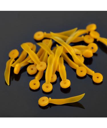 Disposable Dental Wedges 400 Pack - Wavy Poly Wedges with Holes 4 Colors & Sizes | International Shipping - Buy Online on GoSupps.com