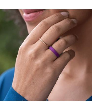 Enso Rings Women's Infinity Silicone Wedding Ring - Turquoise, Size 6 - Buy Online on GoSupps.com