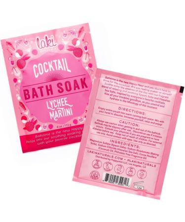 Laki Naturals Cocktail Bath Soaks - Muscle Recovery Epsom Salt Soak - 6 Pack - Buy Online on GoSupps.com